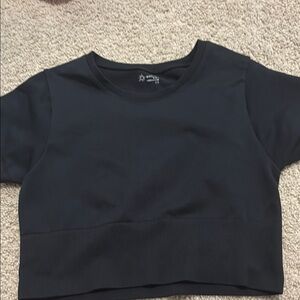 Aerie Black Crop Top